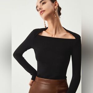 Elegant Black Women's Top|commense|Brown